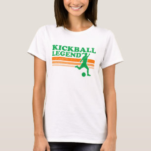 Camiseta T-shirt da legenda de Kickball (senhoras)