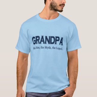 Camiseta T-shirt da legenda do mito do homem do vovô