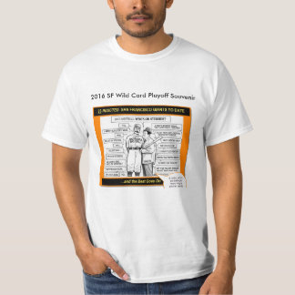 Camiseta T-shirt da lembrança da eliminatória de 2016 SF -