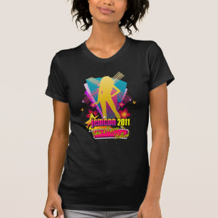 Camiseta T-shirt da lembrança das senhoras de JemCon 2011