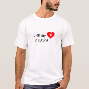 Camiseta T-shirt da lembrança de Davos do amor