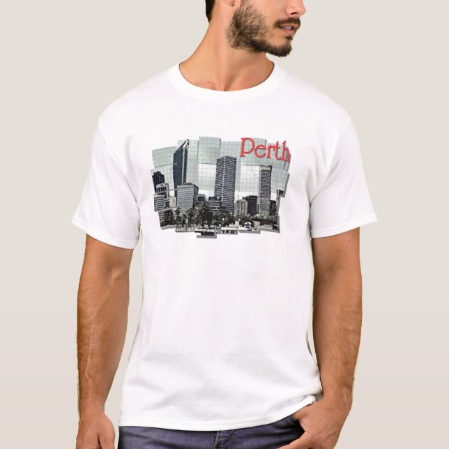 Camiseta T-shirt da lembrança de Perth (Frente)