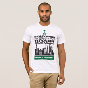 Camiseta T-shirt da lembrança de Riyadh, Arábia Saudita