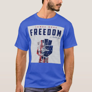 Camiseta T-shirt da liberdade com arte CD