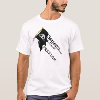 Camiseta T-shirt da liberdade (liberdade espiando)