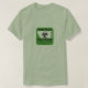 Camiseta T-shirt da licença do zombi de Montana (Frente do Design)