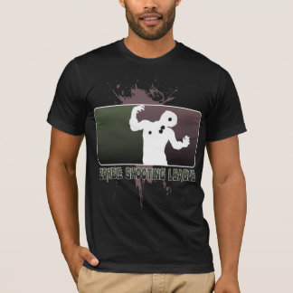 Camiseta T-shirt da liga do tiro do zombi