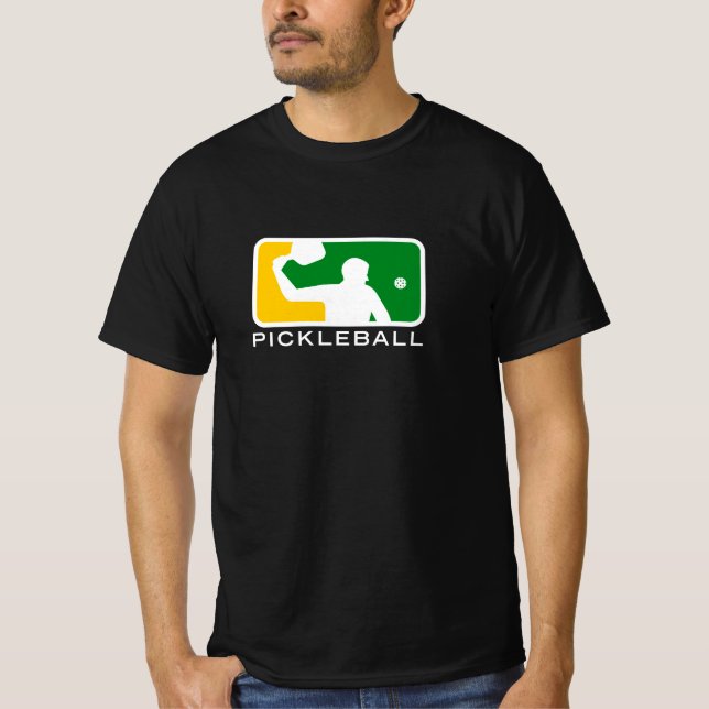 Camiseta T-shirt da Liga Principal Masculina (Black) (Frente)