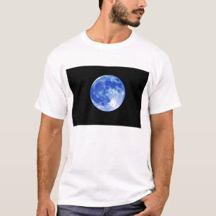 Camiseta T-shirt da lua azul