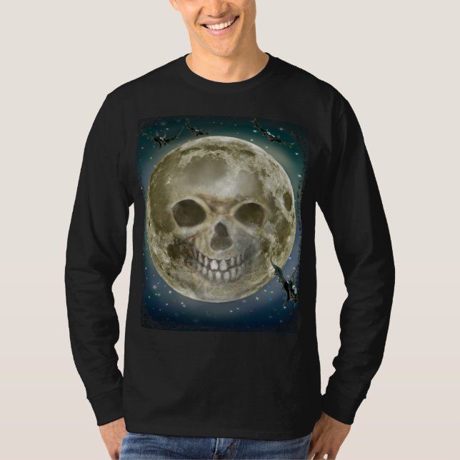 Camiseta T-Shirt da Lua de Caveira (Frente)