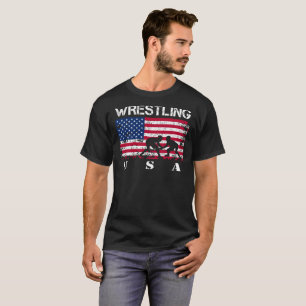 Camiseta T-shirt da luta da bandeira americana