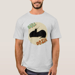 Camiseta T-shirt da luz da escavadora de Bull