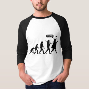 Camiseta T-shirt da luz da evolução de Viking