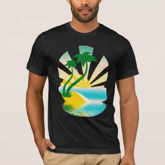 Camiseta T-shirt da luz do sol do verão