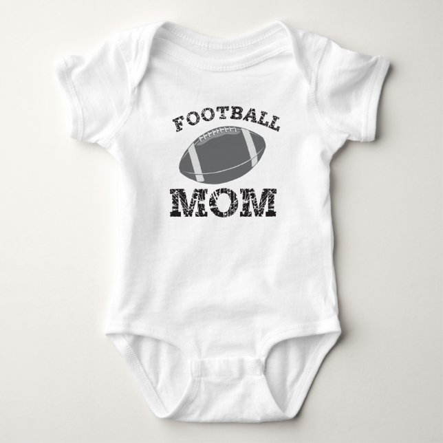 Camiseta T-shirt da Mãe de Futebol, Leves Longa (Frente)