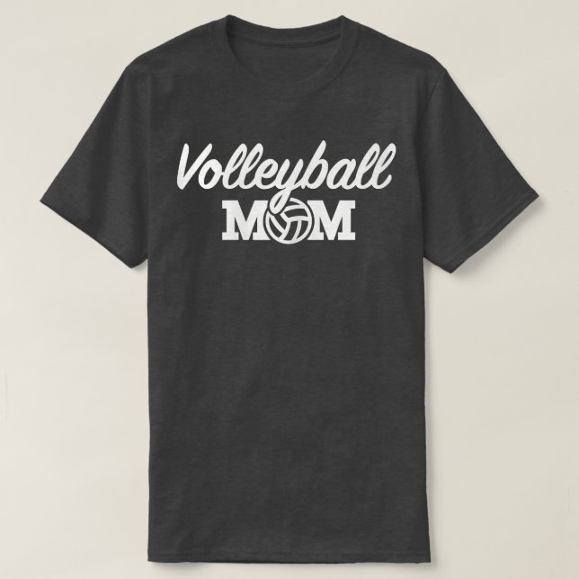 Camiseta T-Shirt da mãe de vôlei (Frente do Design)