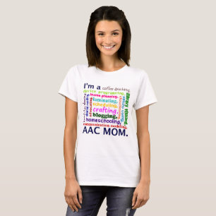 Camiseta T-shirt da mamã de AAC Homeschooling