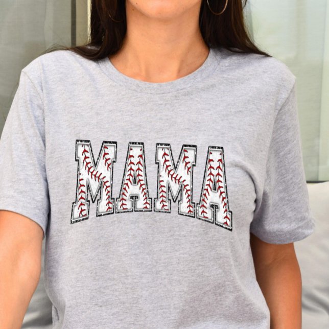 Camiseta T-Shirt da Mama de Baseball (Criador carregado)