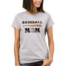 T-shirt da mamã do basebol