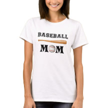 T-shirt da mamã do basebol