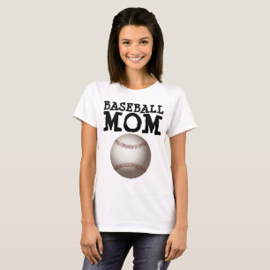 Camiseta T-shirt da MAMÃ do BASEBOL