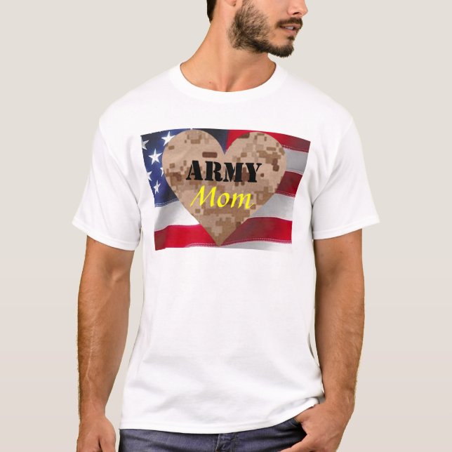 Camiseta T-shirt da mamã do EXÉRCITO (Frente)