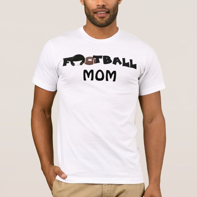 Camiseta T-shirt da MAMÃ do futebol (Frente)