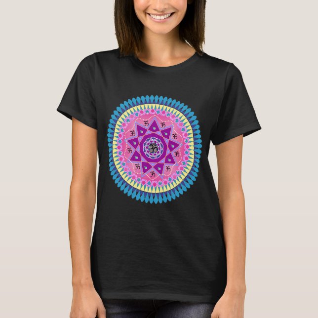 Camiseta T-shirt da mandala (Frente)
