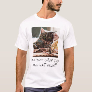 Camiseta T-shirt da manutenção do Catnip do pássaro do g