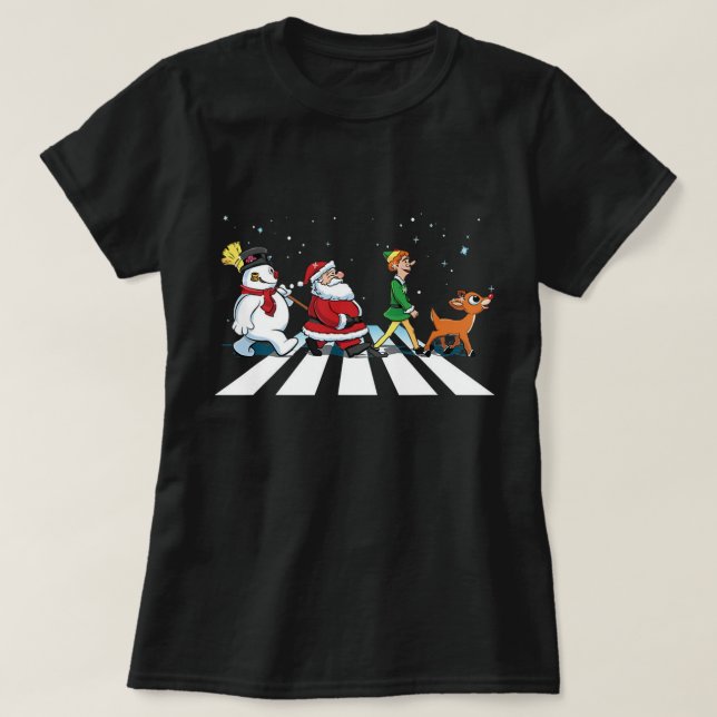 Camiseta T-Shirt da Marcha de Natal (Frente do Design)