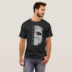 Camiseta T-shirt da máscara da estenose dos homens