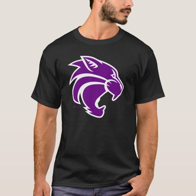 Camiseta T-shirt da mascote dos Wildcats de Clovis (Frente)