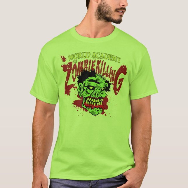 Camiseta T-shirt da matança do zombi (Frente)