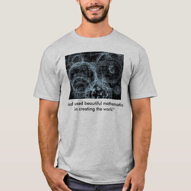 Camiseta T-shirt da matemática (Frente)