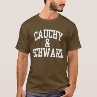 Camiseta T-shirt da matemática de Cauchy-Schwarz