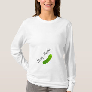 Camiseta T-shirt da maternidade da salmoura do pepino do
