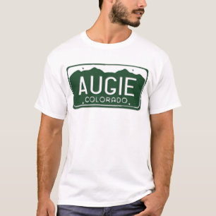 Camiseta T-shirt da matrícula de AUGIE Colorado