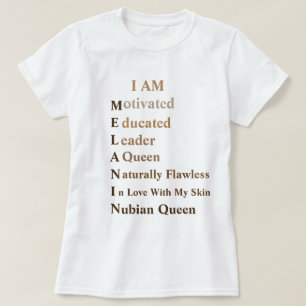 Camiseta T-shirt da melanina