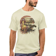 T-shirt da menina de gueixa