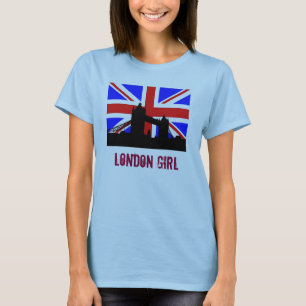 Camiseta T-shirt da menina de Londres