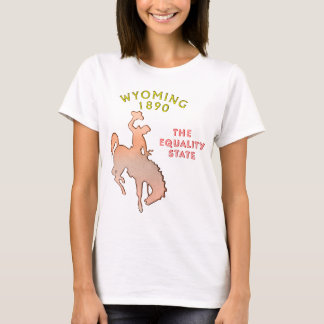 Camiseta T-shirt da menina de Wyoming