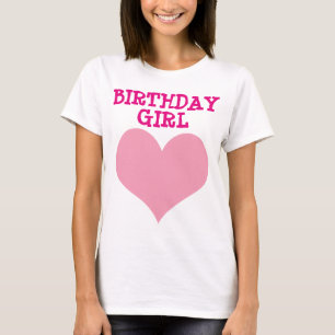 Camiseta T-shirt da MENINA do ANIVERSÁRIO