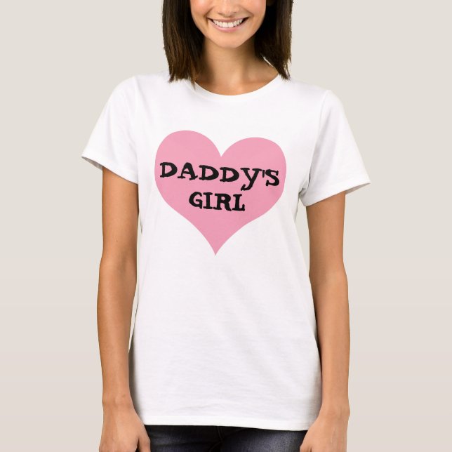 Camiseta T-shirt da MENINA do PAI (Frente)