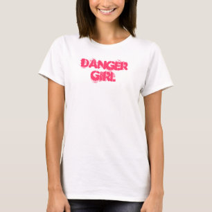 Camiseta T-shirt da menina do perigo