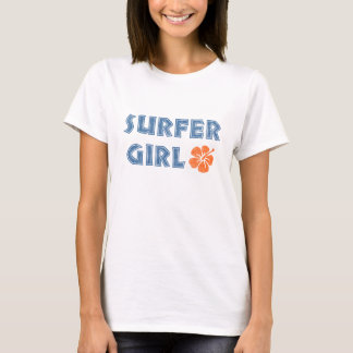 Camiseta T-shirt da menina do surfista