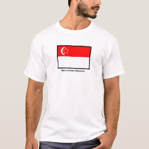 Camiseta T-shirt da missão de Singapore LDS