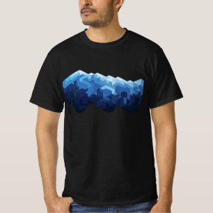 Camiseta T-Shirt da montanha de neve