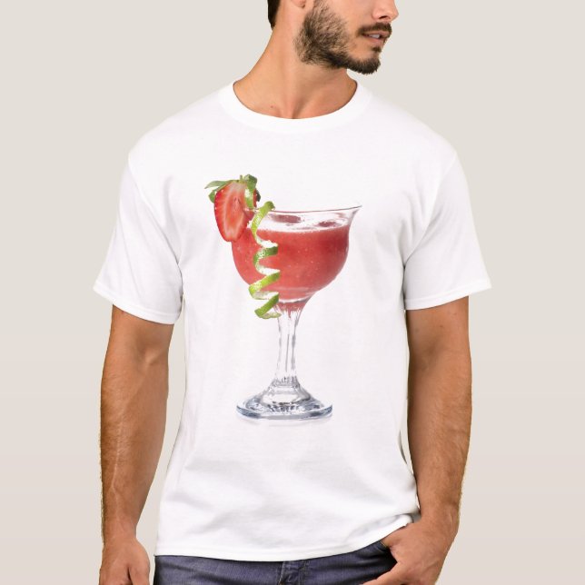 Camiseta T-shirt da morango do daiquiri (Frente)