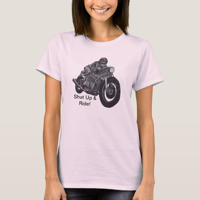 Camiseta T-shirt da motocicleta (Frente)