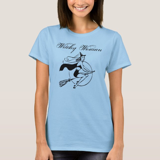 Camiseta T-shirt da mulher de Witchy (Frente)